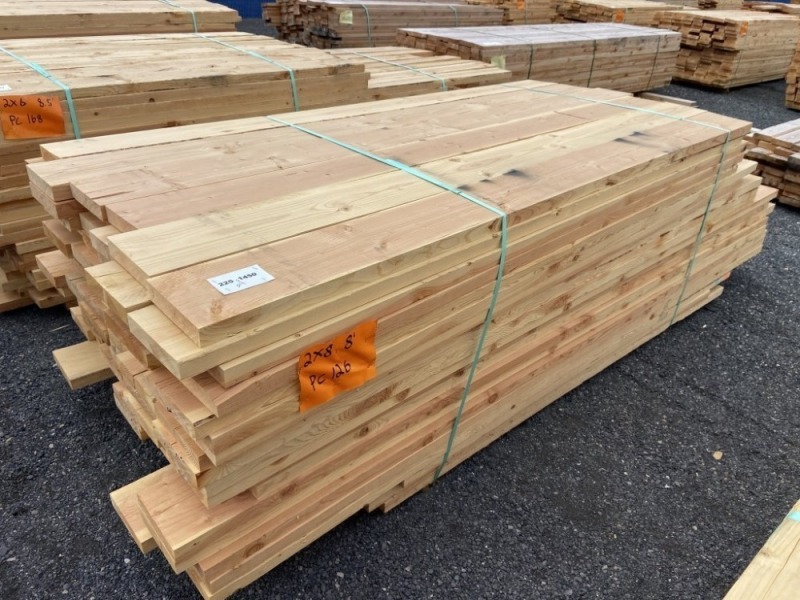 2"x8" Lumber, Qty. 126