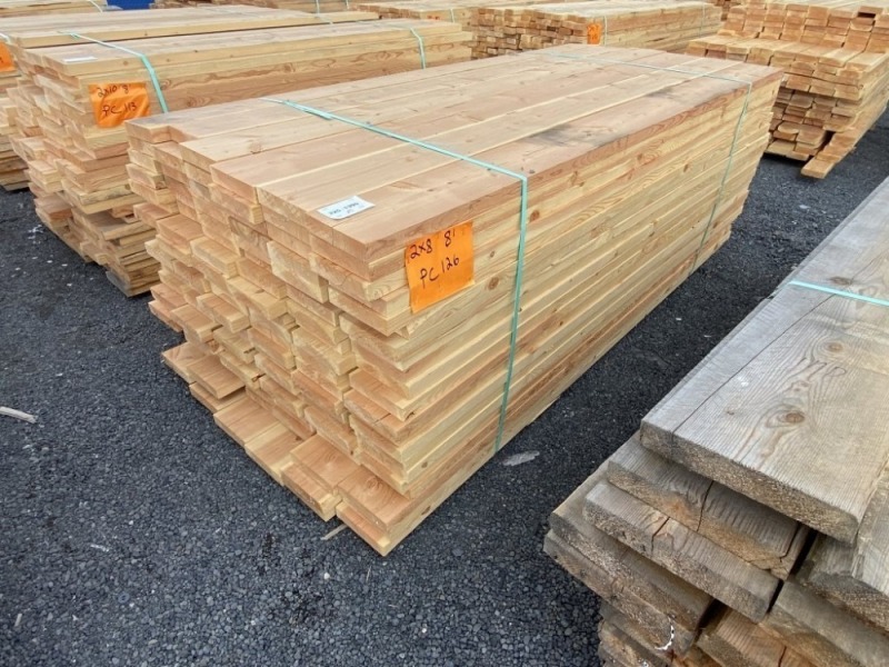 2"x8" Lumber, Qty. 126