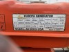 Kubota AV3800 Gas Generator - 6