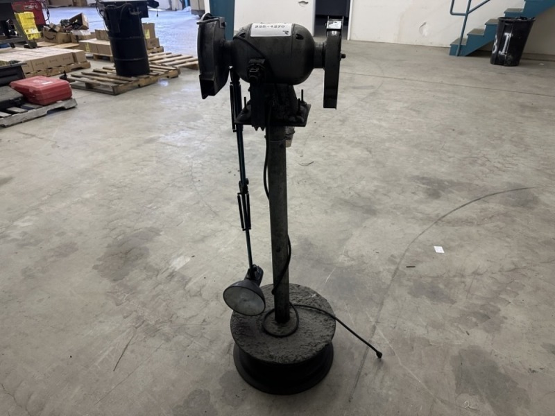 Bench Grinder W/ Stand & Lamp