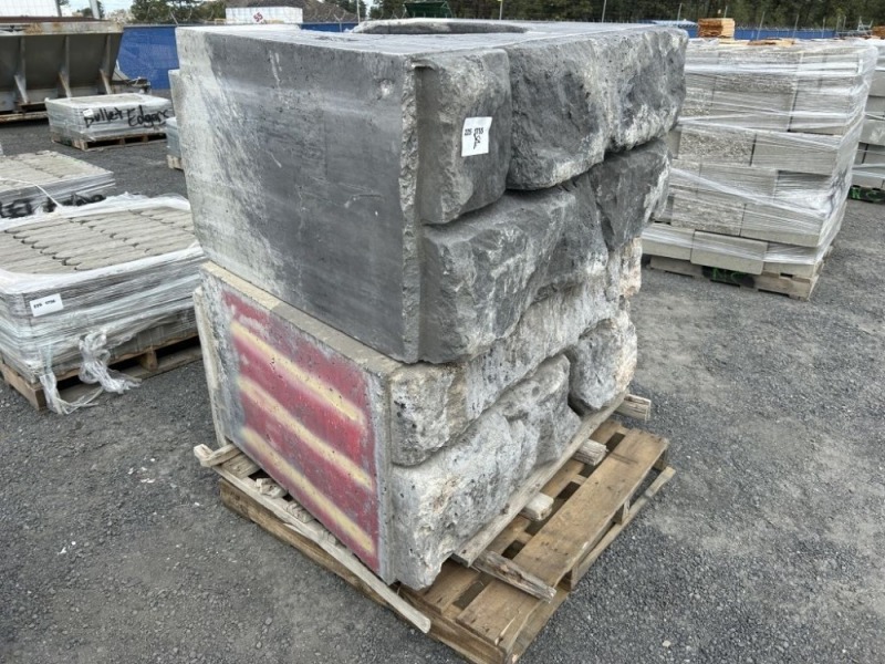 Concrete Big Rock Blocks, Qty. 2
