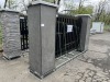 2025 Equippro 17' Stone Pillar Iron Gate