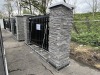2025 Equippro 17' Stone Pillar Iron Gate - 2
