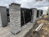 2025 Equippro 17' Stone Pillar Iron Gate - 3