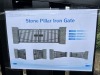 2025 Equippro 17' Stone Pillar Iron Gate - 4
