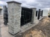 2025 Equippro 17' Stone Pillar Iron Gate - 3
