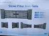 2025 Equippro 17' Stone Pillar Iron Gate - 5