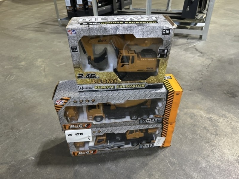 2025 SKLP RC Excavator, RC Crane & RC Truck