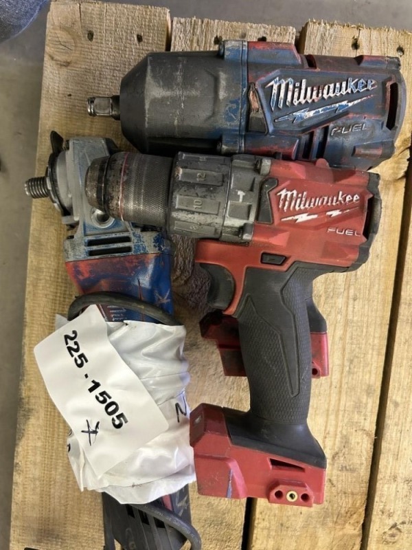 Milwaukee Drills & Angle Grinder
