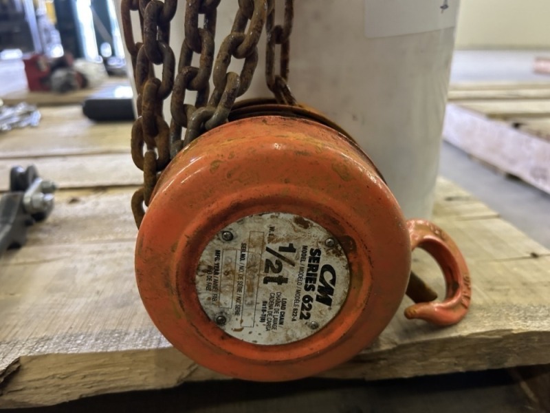 CM 622 1/2 Ton hand Chain Hoist