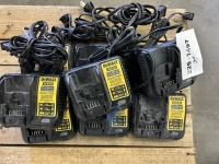 Dewalt DCB107 12V/20V Chargers, Qty. 9