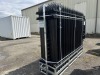 2025 AllMetal 3-Rail Fence Panels, Qty. 22 - 2
