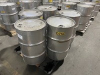 Stainless Steel 30 Gallon Drums, Qty 5