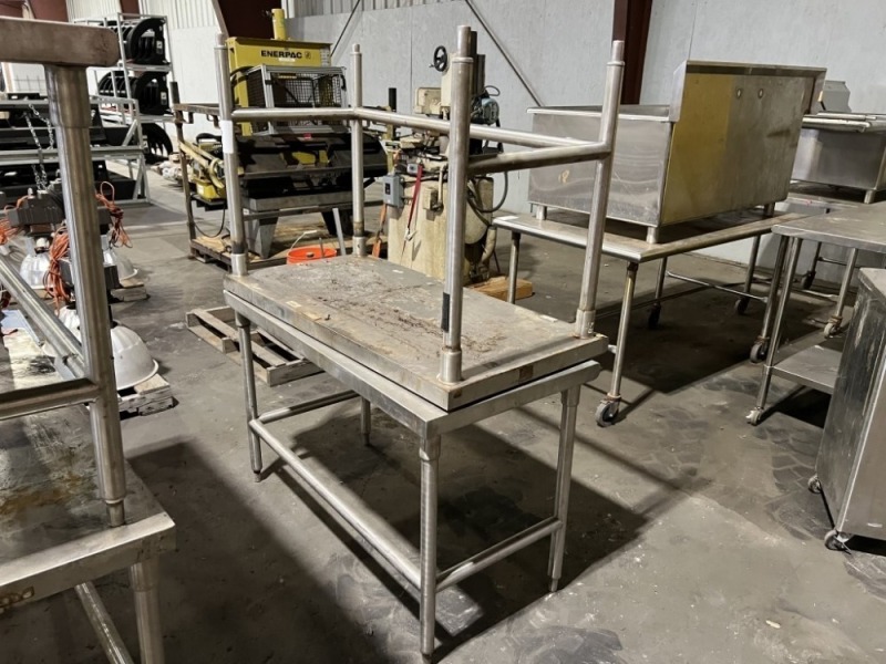 Stainless Steel Prep Tables, Qty. 2