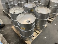 Stainless Steel 30 Gallon Drums, Qty 4