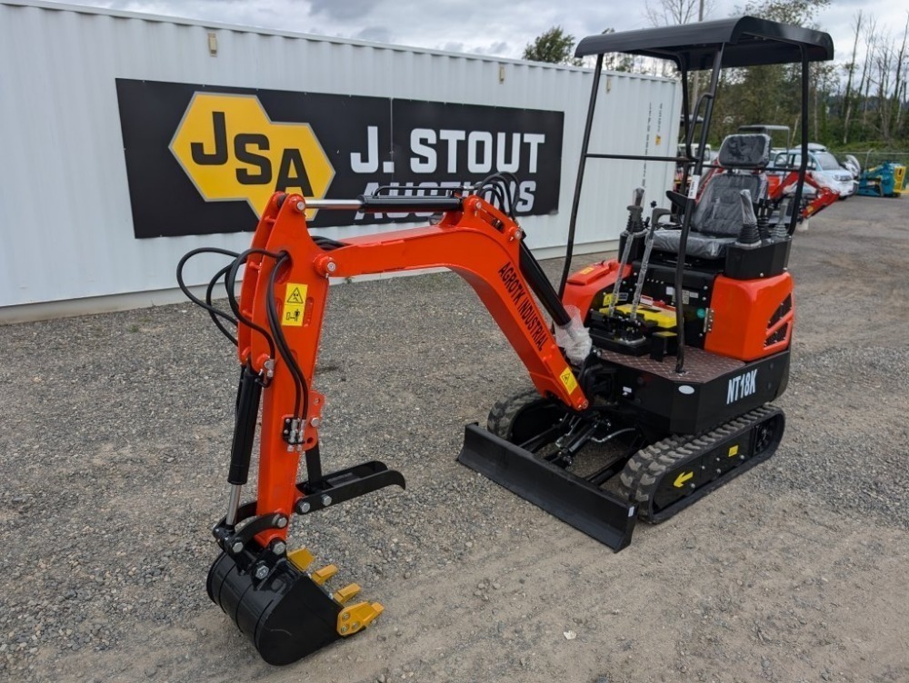 2025 CFG NT18K Mini Hydraulic Excavator | J. Stout Auction