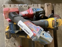 Assorted Angle Grinders, Qty. 4