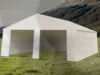 2025 AllMetal K3325 Double Garage Barn Shed