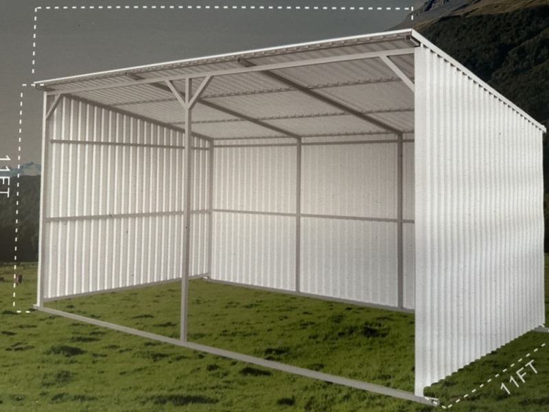2025 AllMetal K1912 Metal Livestock Shelter