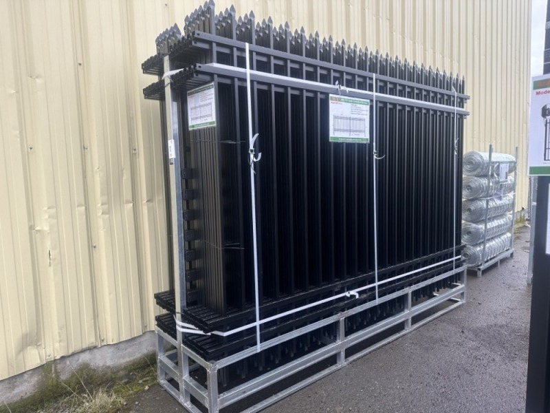 2025 AllMetal Galvanized Steel Fence Panels