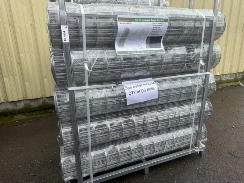 2025 AllMetal Wire Mesh Fencing, Qty. 5 Rolls