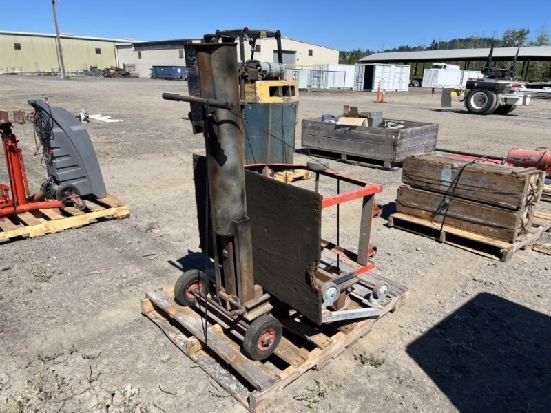 Gray Porta-Matic Car & Truck Air jack