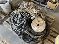 Assorted Electrical Cables & Lights
