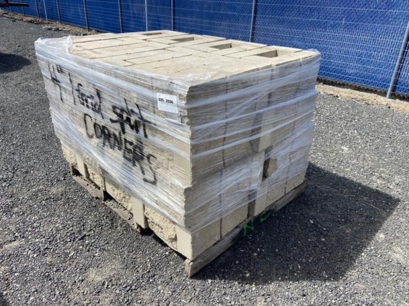 4" Concrete Corner Blocks, Qty. 56