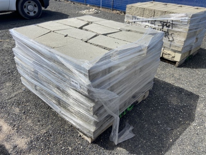 4" Gravity Cap Concrete Blocks, Qty. 84