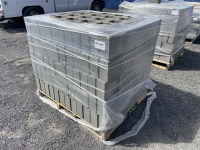 Split Face Concrete Half Blocks, Qty 150