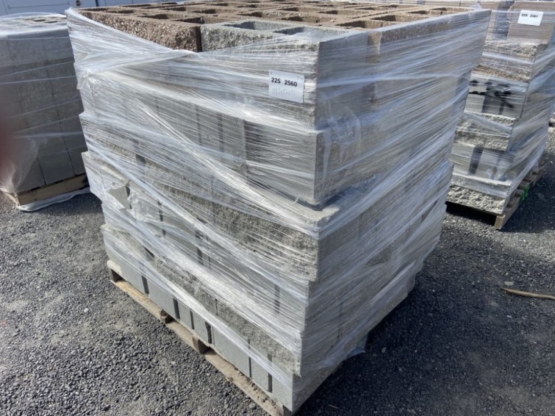 8" Split Face Concrete Blocks, Qty. 90