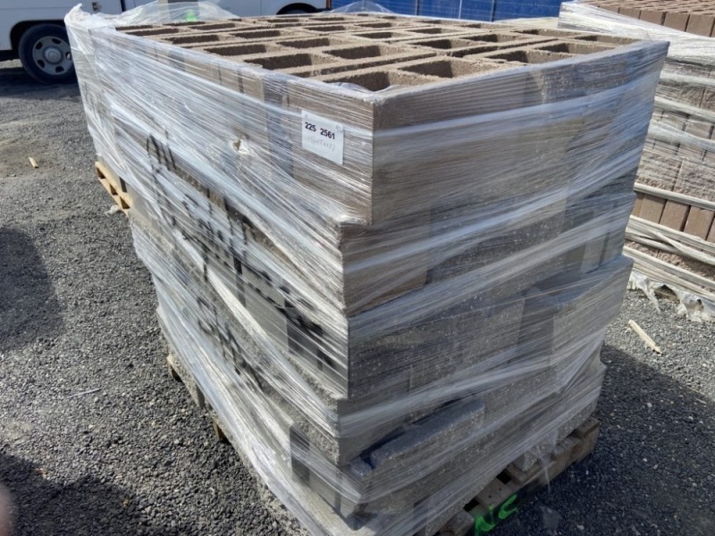 8" Split Face Concrete Blocks, Qty. 90