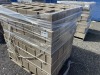 Split Face Concrete Half Blocks, Qty 120