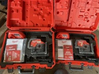 Milwaukee M12 Laser Levels, Qty. 2
