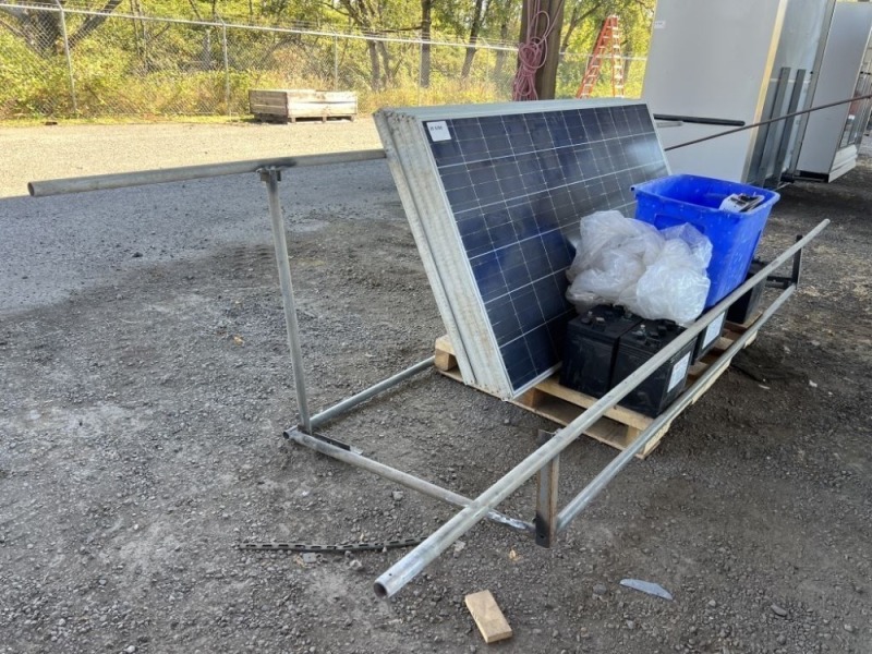 Solar Panels, Charger & Harris Batteries