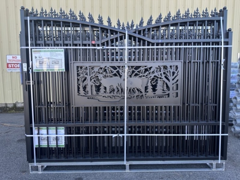 2025 AllMetal 20' Wrought Iron Gates, Qty. 4