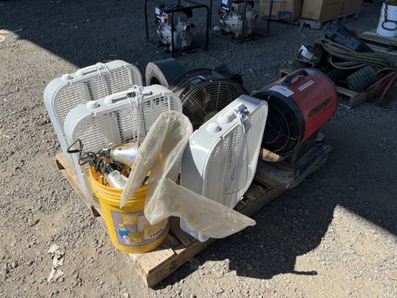 ProTemp 80,000 BTU Heater & Fans