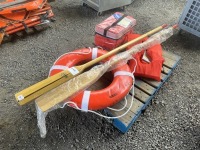 Wood Paddles, Life Rings & Life Jackets