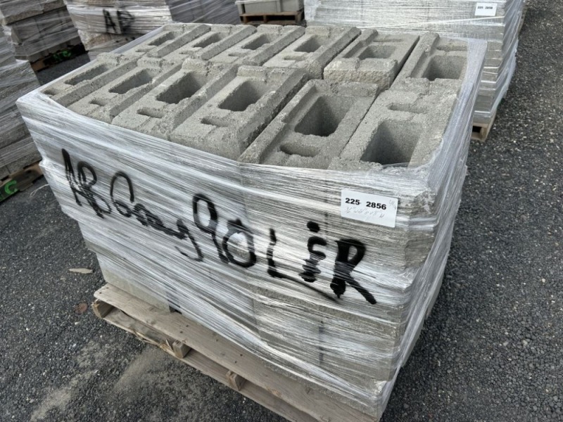 AB Right Hand Concrete Blocks, Qty. 48