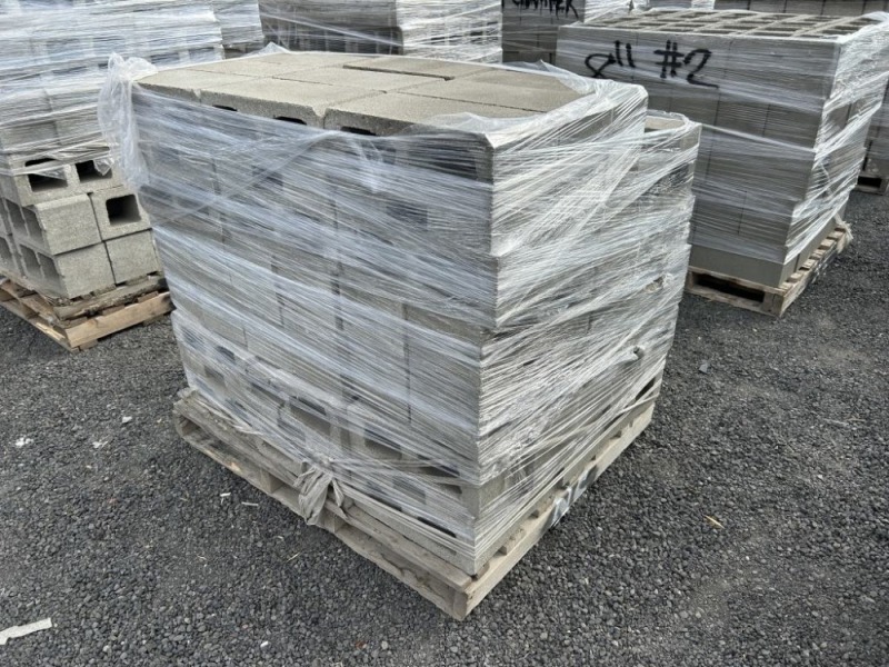 Split Face Return Corner Blocks, Qty. 84