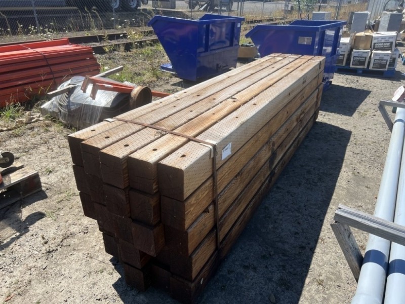 4"x6"x10' Treated Wood Posts