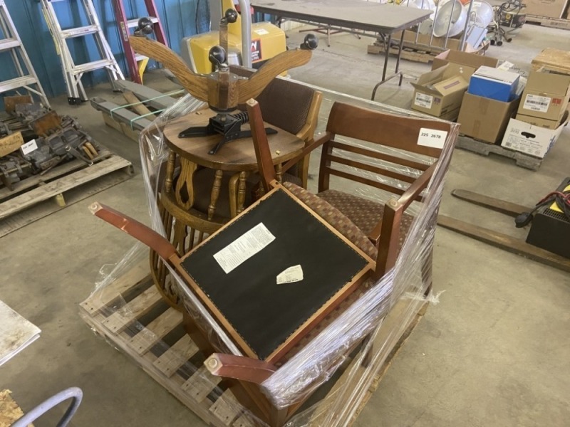 Wood Chairs, Qty. 4