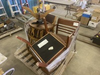 Wood Chairs, Qty. 4