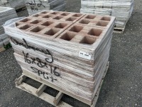 Splitface 2 Grid Concrete Blocks, Qty.24