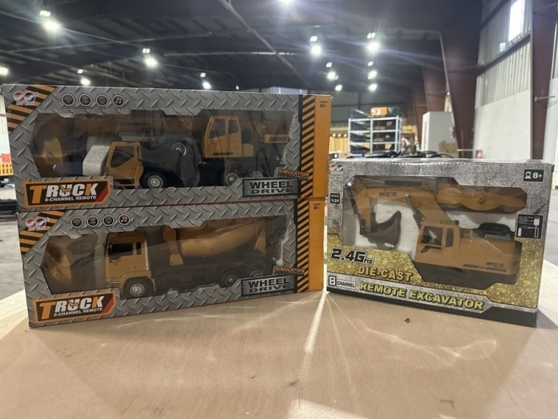 2025 SKLP RC Excavator, RC Crane & RC Truck