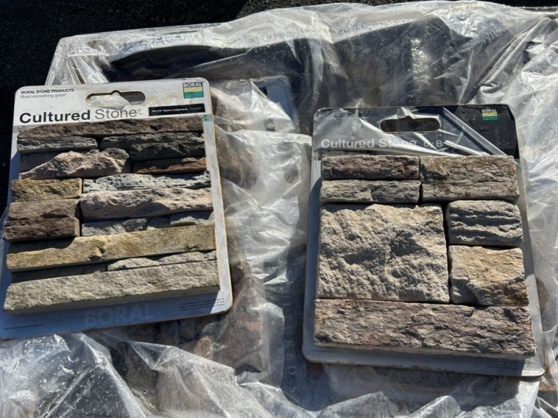Stone Veneer Sample Boards | J. Stout Auction
