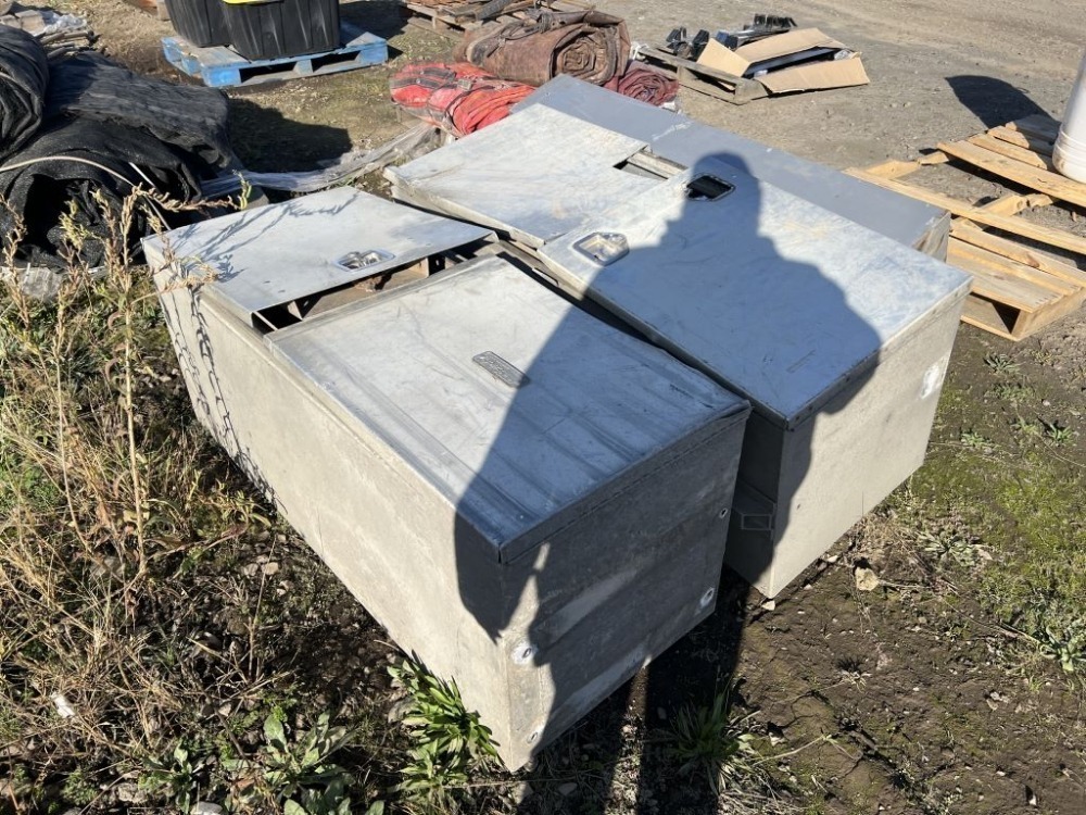 Truck Boxes & Metal Shelf J. Stout Auction