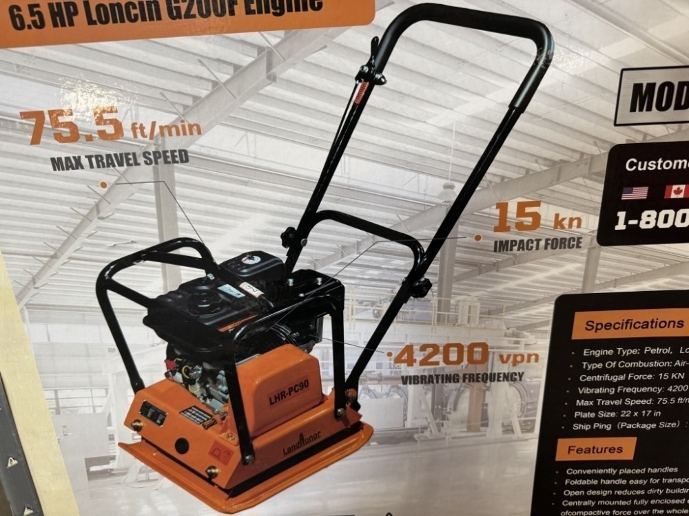 2025 Land Hero LDH-PC90 Plate Compactor | J. Stout Auction