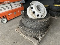 295/75R22.5 & 11R22.5 Tires, Qty. 2