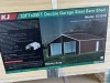 2025 AllMetal K3325G Double Garage Barn Shed